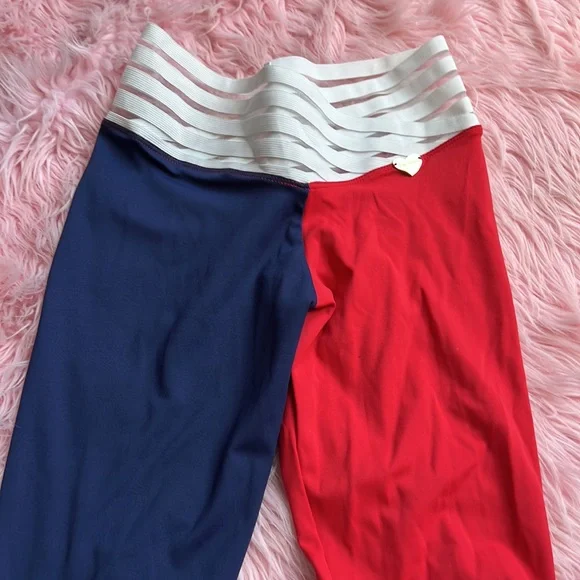 Red, White & Booty (Basic Booty Leggings) - Picture 5 of 7